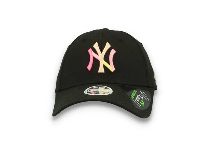 9FORTY Womens Block Logo New York Yankees Black - LOKK