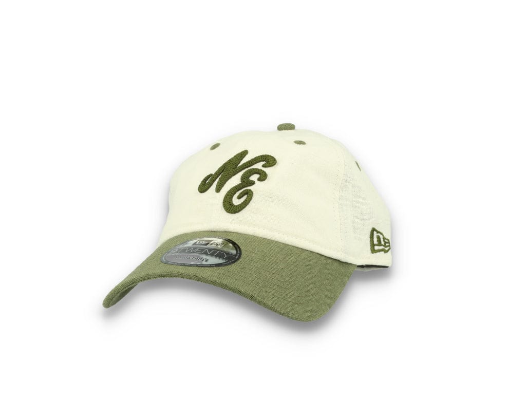 9TWENTY Linen Script New Era White New Era