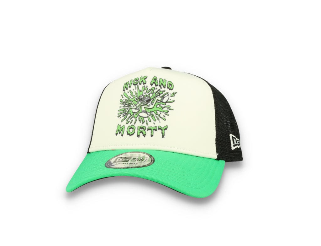 Character Trucker Rick and Morty Black/White/Green Blue New Era