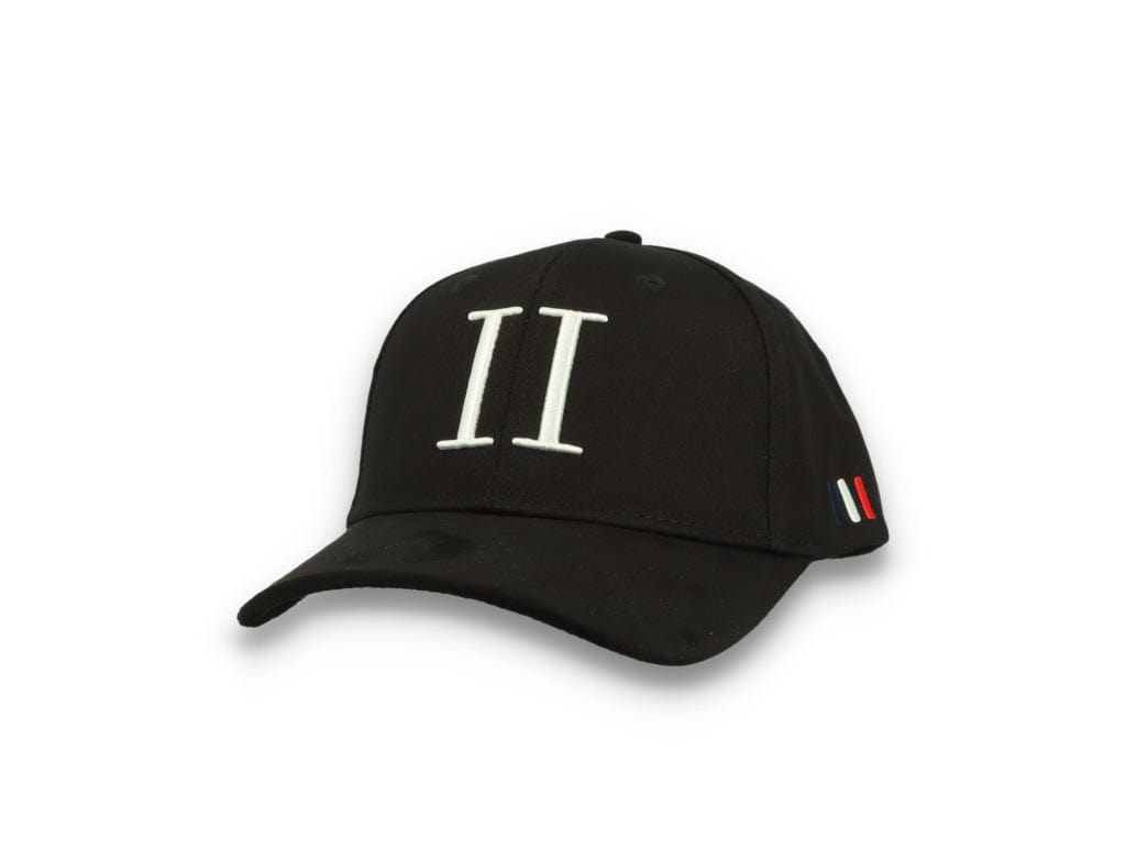 Les Deux Baseball Cap Suede II Black/White