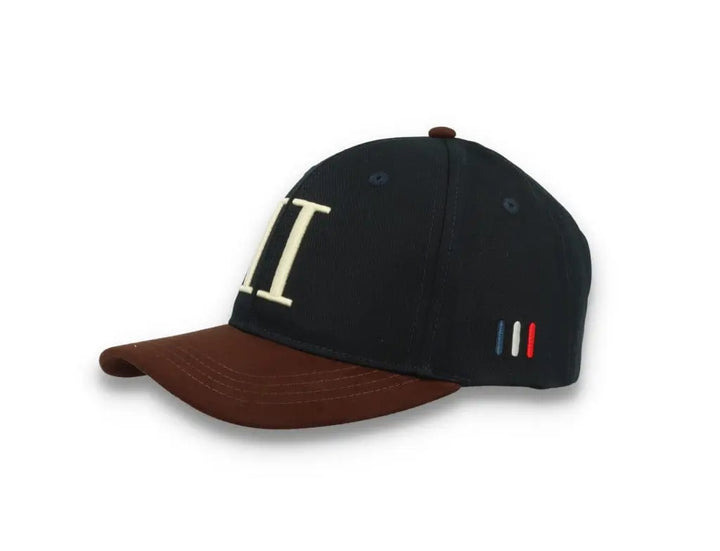 Baseball Cap Suede II Dark Navy/Ebony Brown - LOKK