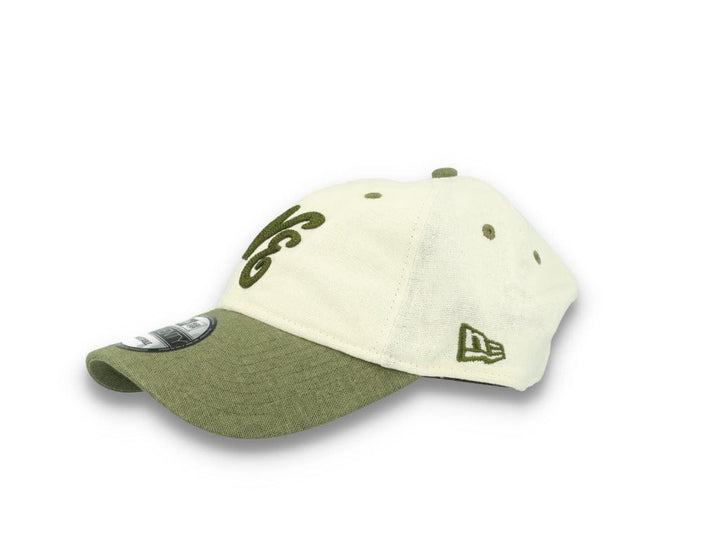 9TWENTY Linen Script New Era White New Era