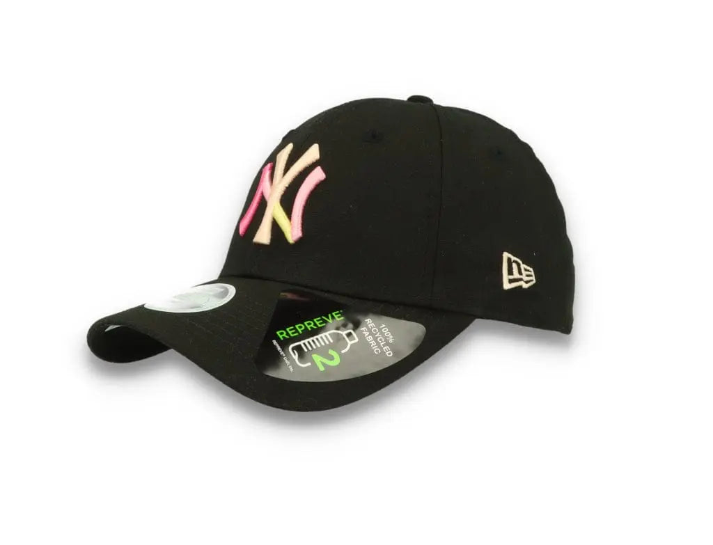 9FORTY Womens Block Logo New York Yankees Black - LOKK