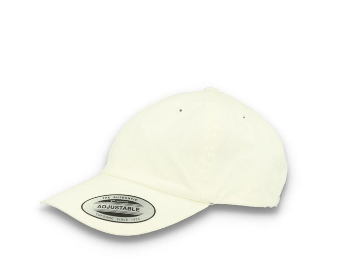 White Dad Cap Eco Wash Low Profile Cotton Twill - 6245EC