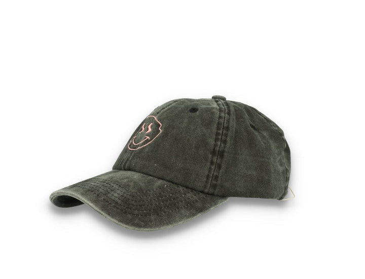 Smiley Face  Washed Black