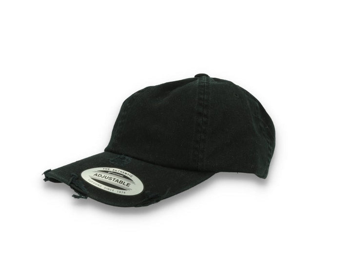 Low Profile Destroyed Cap Black 6245DC - LOKK