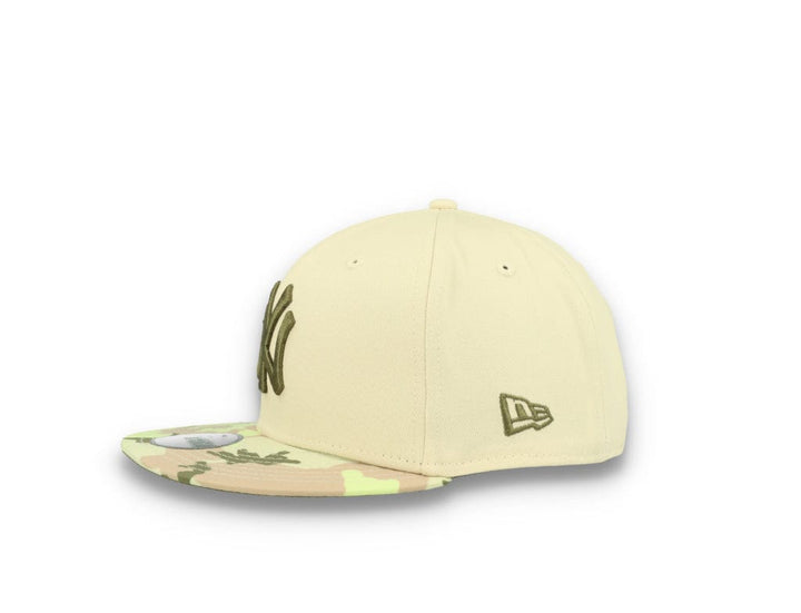 9FIFTY Kids Contrast New York Yankees Light Cream/New Olive