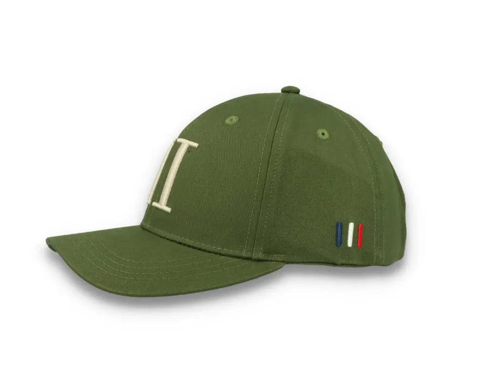 Encore Organic Baseball Cap Dark Ivy Green/Ivory - LOKK