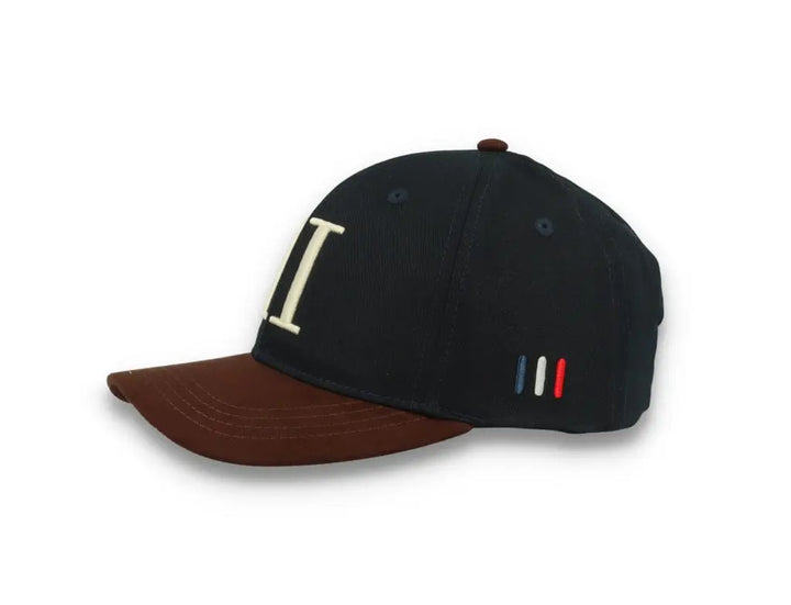 Baseball Cap Suede II Dark Navy/Ebony Brown - LOKK