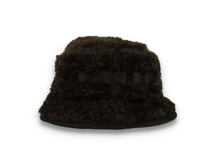 Faux Shearling Utility Bucket Black - LOKK