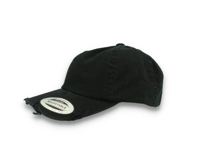 Low Profile Destroyed Cap Black 6245DC - LOKK