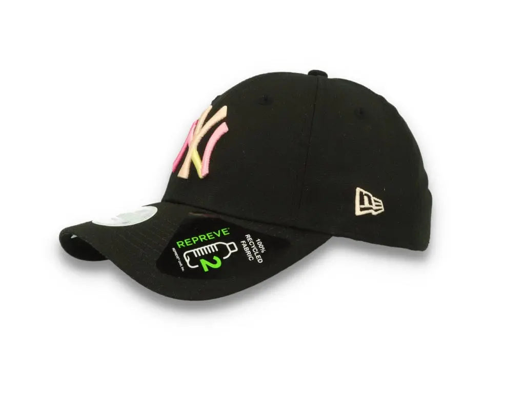 9FORTY Womens Block Logo New York Yankees Black - LOKK