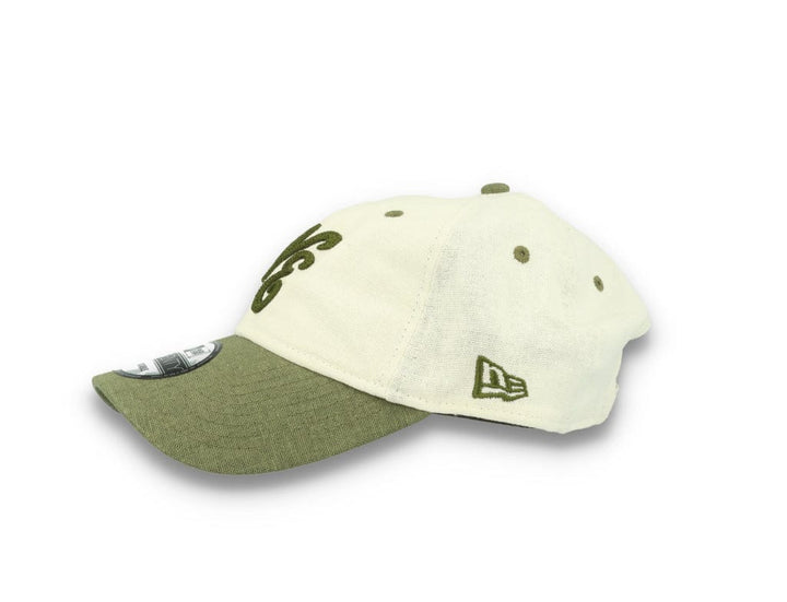 9TWENTY Linen Script New Era White New Era