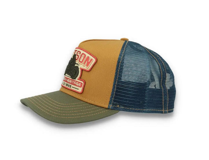 Trucker Cap Motorcycle Brown/Olive - LOKK