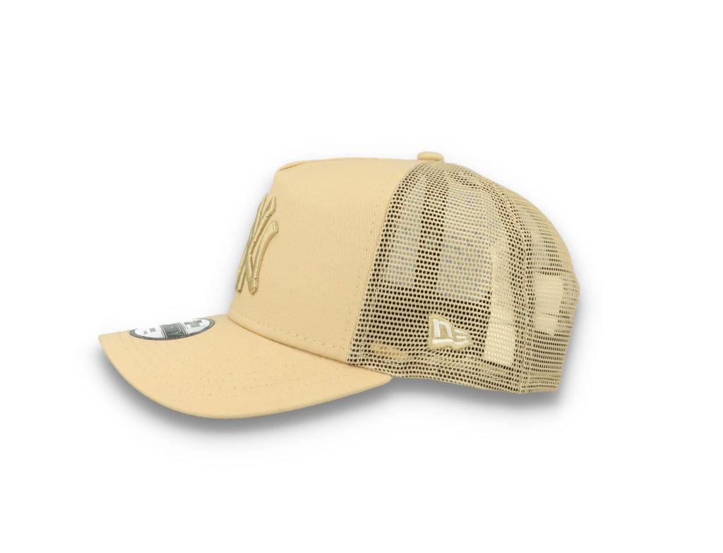 Kids Tonal Mesh Trucker New York Yankees  Beige - LOKK
