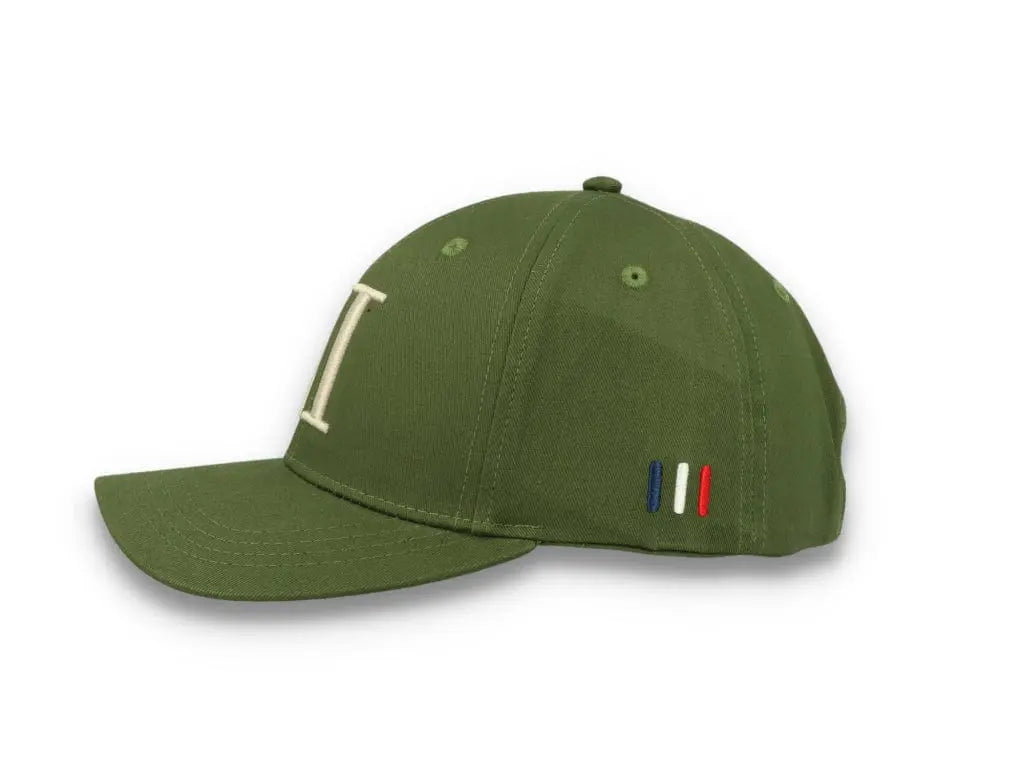 Encore Organic Baseball Cap Dark Ivy Green/Ivory - LOKK