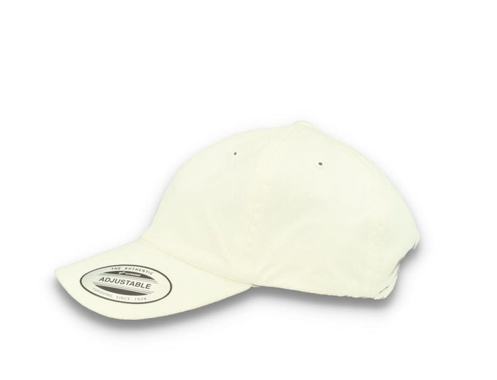 White Dad Cap Eco Wash Low Profile Cotton Twill - 6245EC