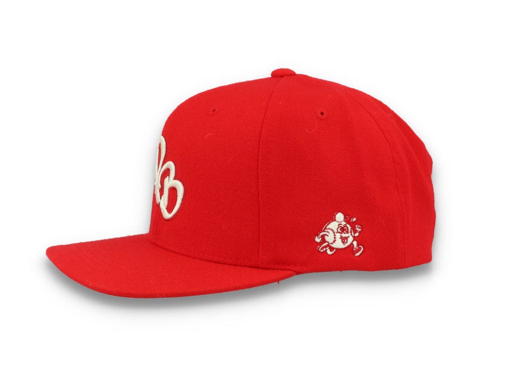 LOKK X RADIO BORGEN Snapback Red/White - LOKK