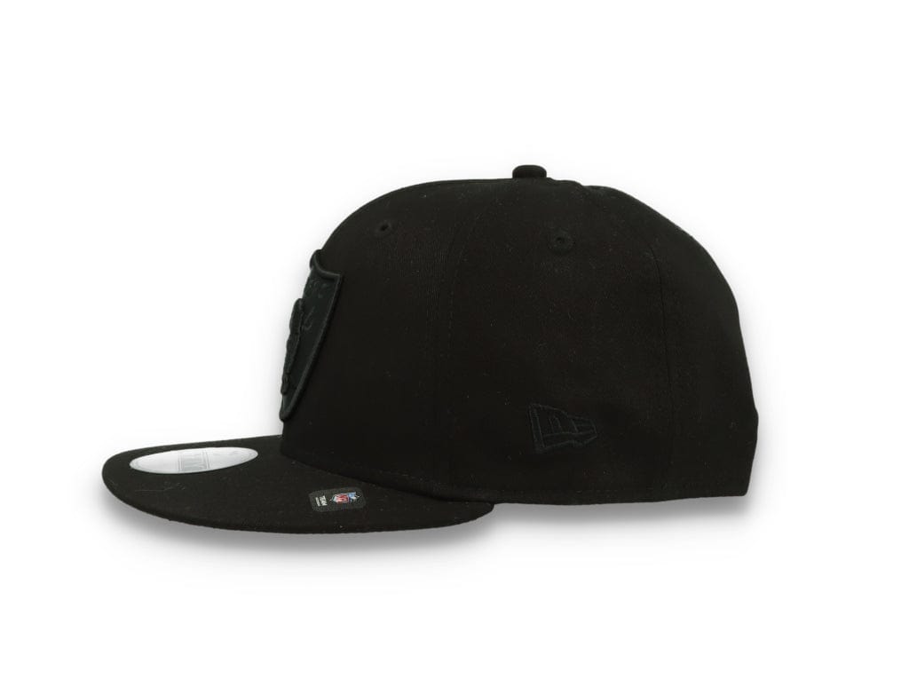 9FIFTY Nos NFL Black On Black Las Vegas Raiders - LOKK