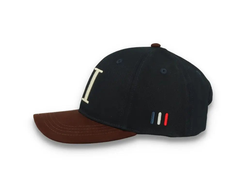 Baseball Cap Suede II Dark Navy/Ebony Brown - LOKK