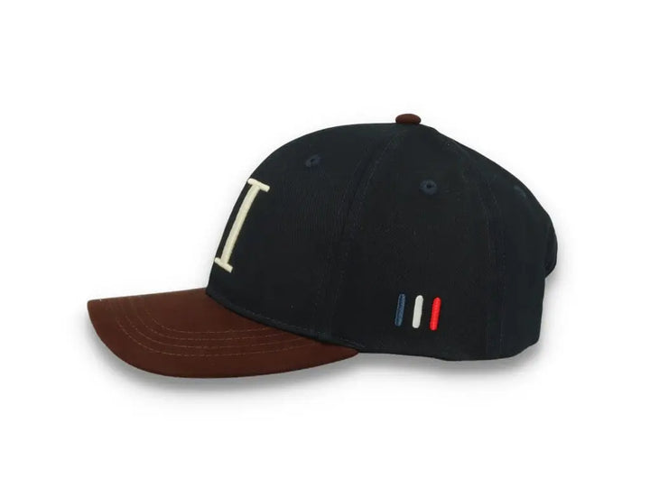 Baseball Cap Suede II Dark Navy/Ebony Brown - LOKK