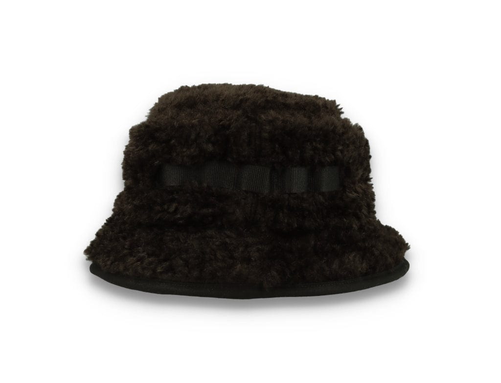 Faux Shearling Utility Bucket Black - LOKK