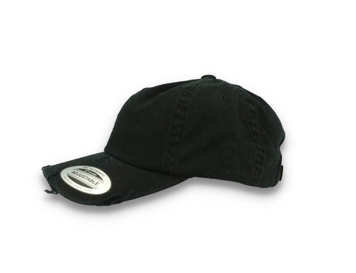 Low Profile Destroyed Cap Black 6245DC - LOKK