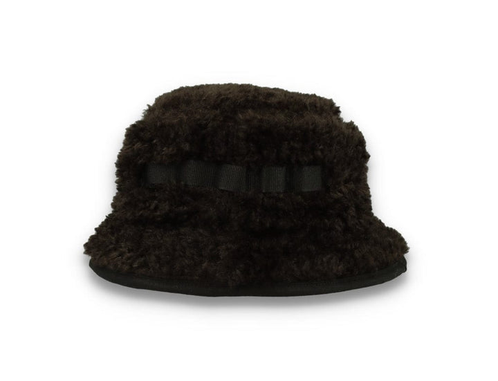 Faux Shearling Utility Bucket Black - LOKK