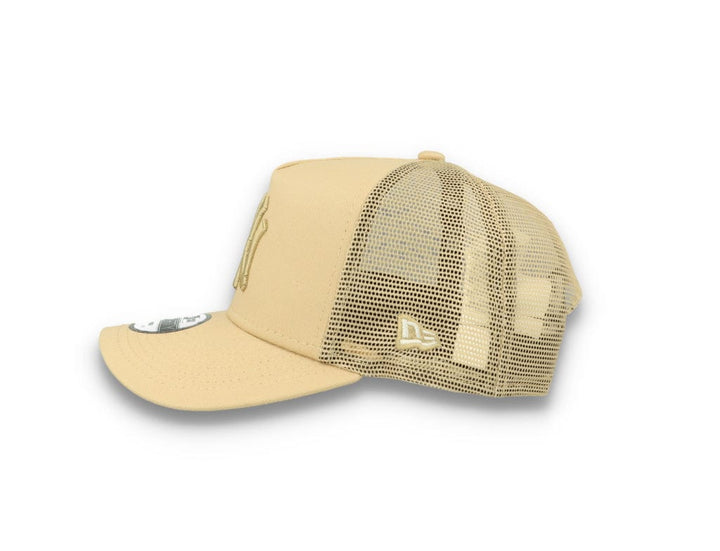 Kids Tonal Mesh Trucker New York Yankees  Beige - LOKK