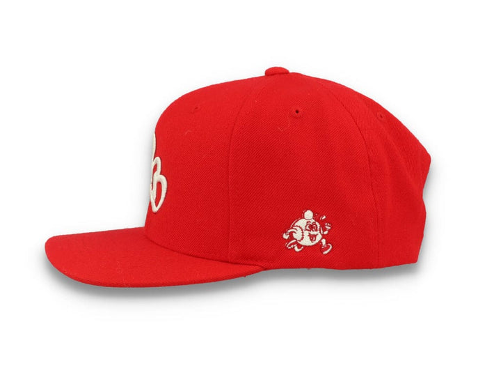 LOKK X RADIO BORGEN Snapback Red/White - LOKK