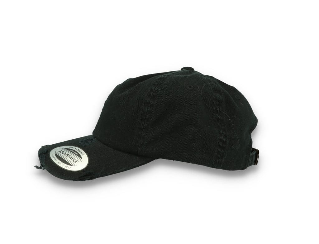 Low Profile Destroyed Cap Black 6245DC - LOKK