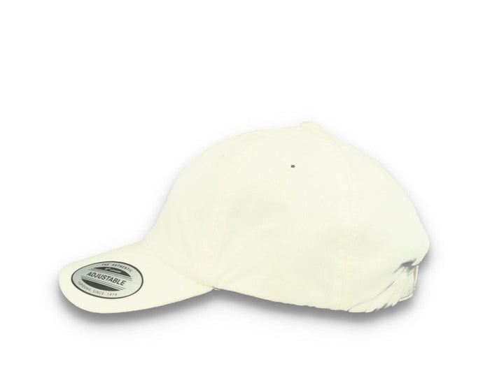 White Dad Cap Eco Wash Low Profile Cotton Twill - 6245EC