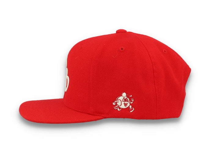 LOKK X RADIO BORGEN Snapback Red/White - LOKK