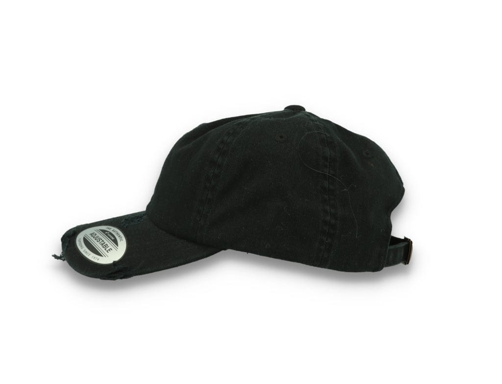 Low Profile Destroyed Cap Black 6245DC - LOKK