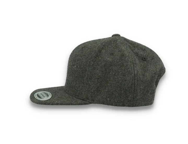 Yupoong Snapback Melton Wool 6689M Dark Grey - LOKK