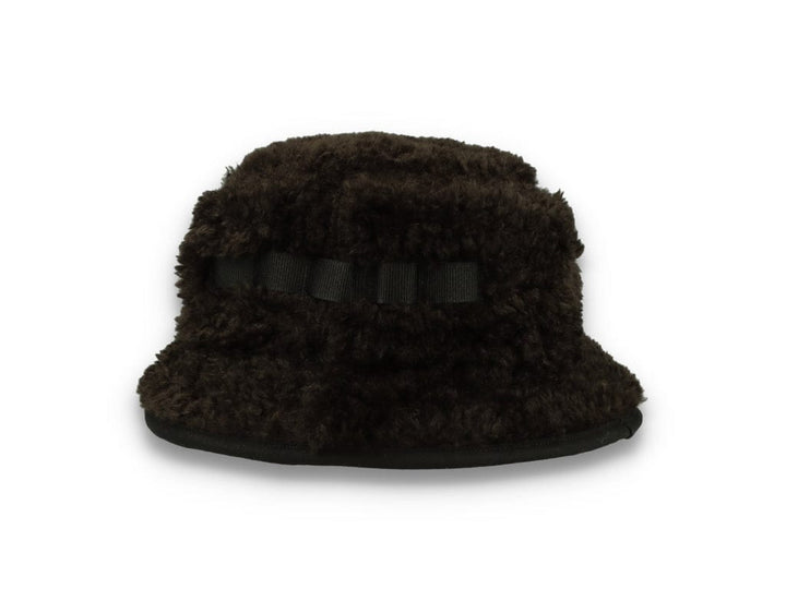 Faux Shearling Utility Bucket Black - LOKK