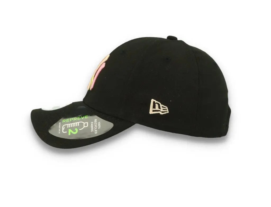 9FORTY Womens Block Logo New York Yankees Black - LOKK