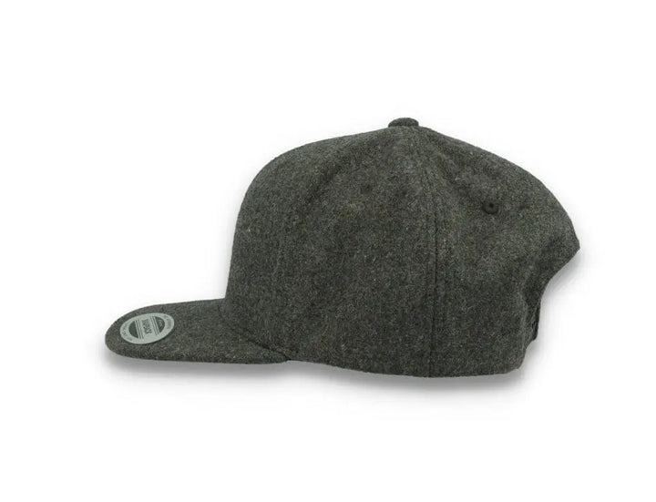 Yupoong Snapback Melton Wool 6689M Dark Grey - LOKK