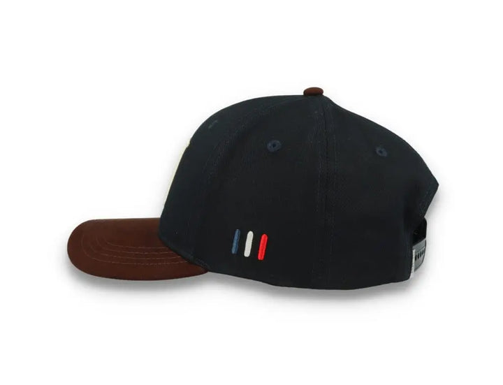Baseball Cap Suede II Dark Navy/Ebony Brown - LOKK