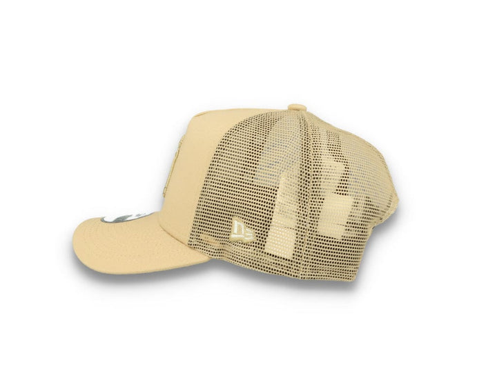 Kids Tonal Mesh Trucker New York Yankees  Beige - LOKK