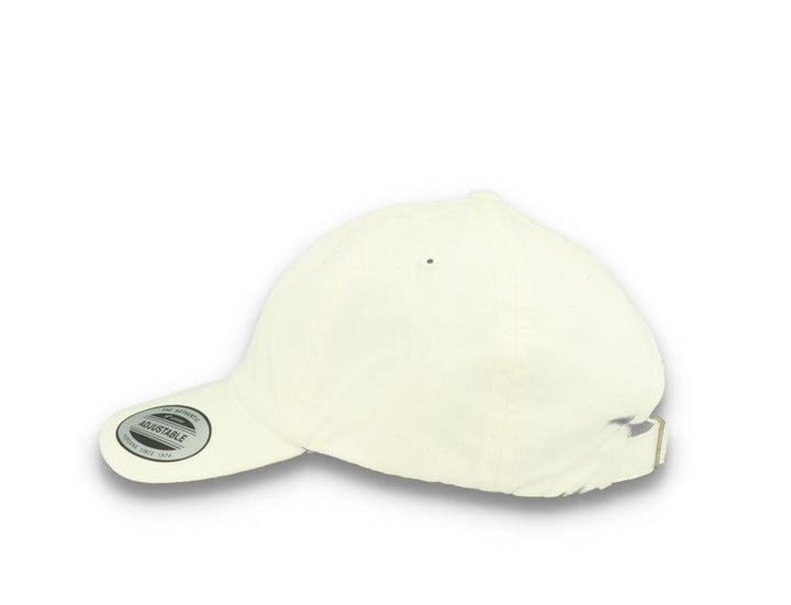 White Dad Cap Eco Wash Low Profile Cotton Twill - 6245EC