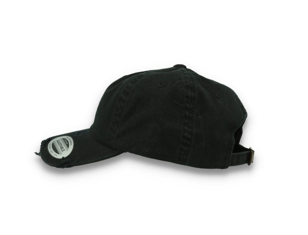 Low Profile Destroyed Cap Black 6245DC - LOKK