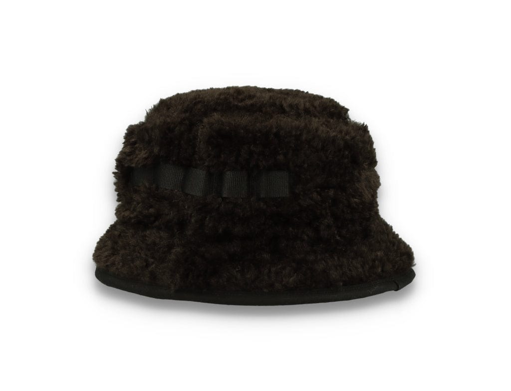 Faux Shearling Utility Bucket Black - LOKK