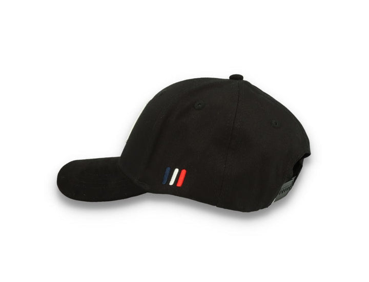Les Deux Baseball Cap Suede II Black/White - LOKK