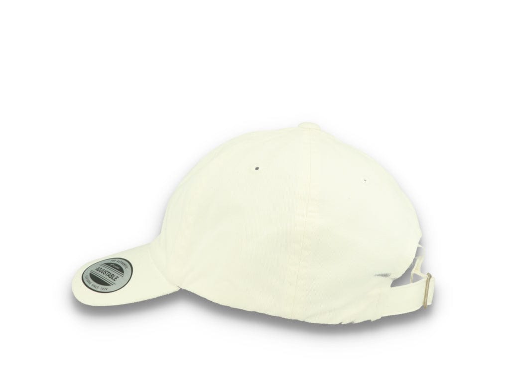 White Dad Cap Eco Wash Low Profile Cotton Twill - 6245EC