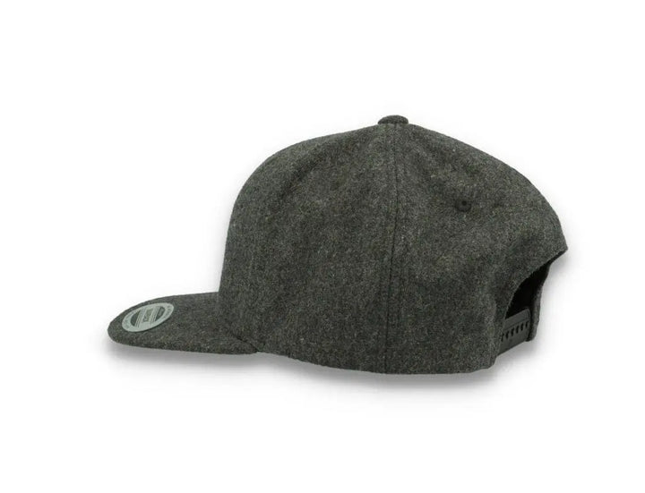 Yupoong Snapback Melton Wool 6689M Dark Grey - LOKK