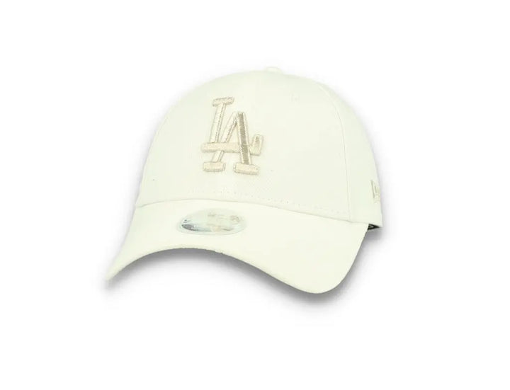 9FORTY Womens Metallic Logo LA Dodgers White - LOKK