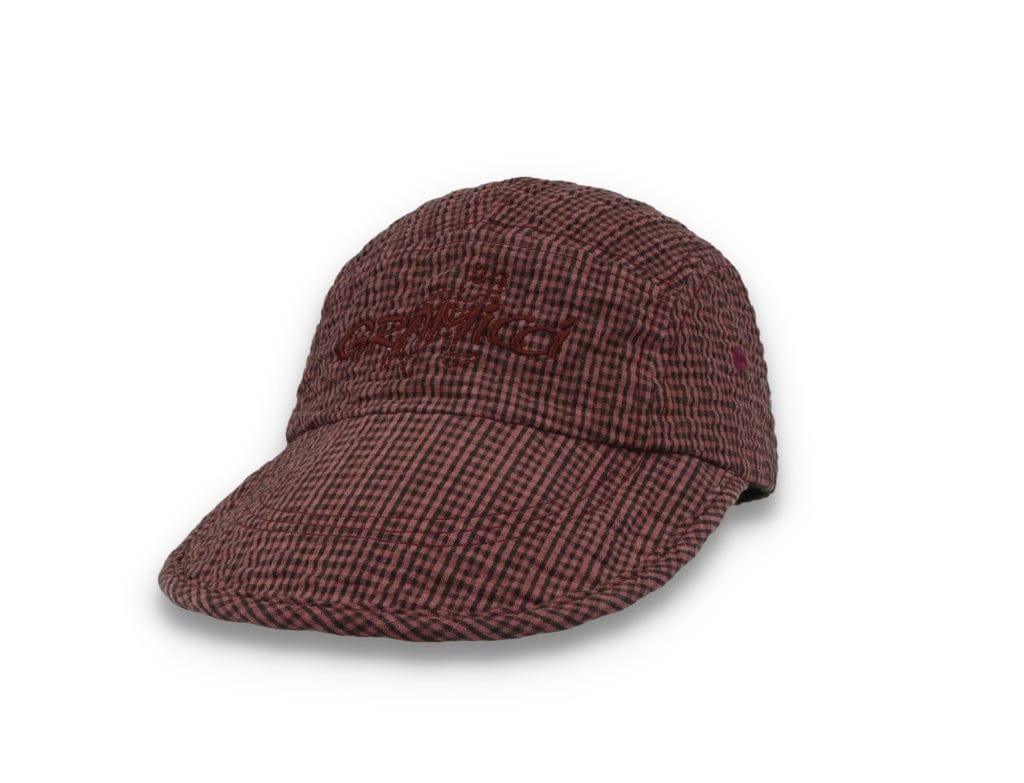 O.G. Seersucker Canyon Cap Dusty Maroon Garment Dyed - LOKK