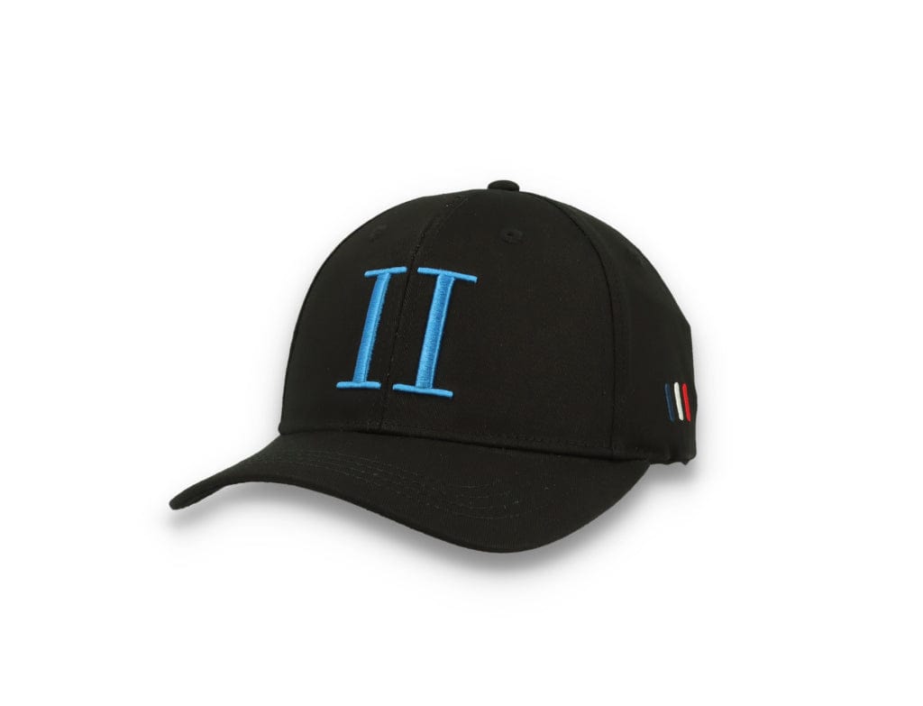 Encore Organic Baseball Cap Black/Washed Denim Blue - LOKK