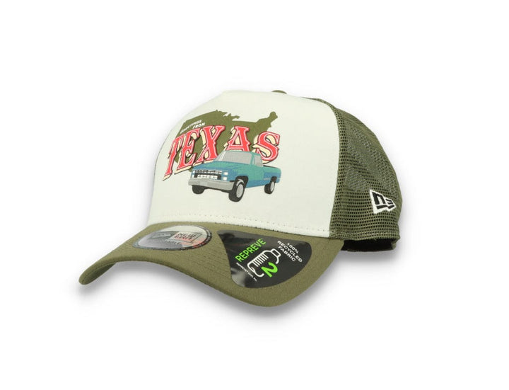 Trucker Cap Us State Wordmark Trucker New  New Olive - LOKK